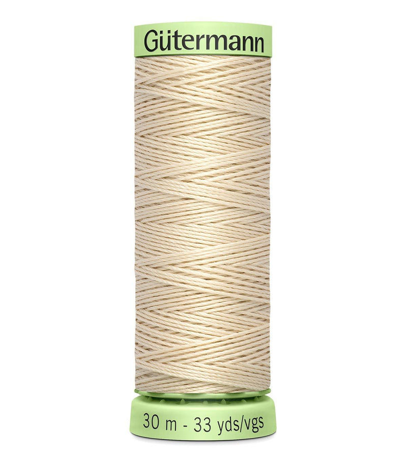 Heavy Duty Polyester Top Stitching 30M Bone 729891-30