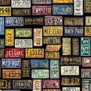 Heavy Metal-License Plates Black 2600-30709-J