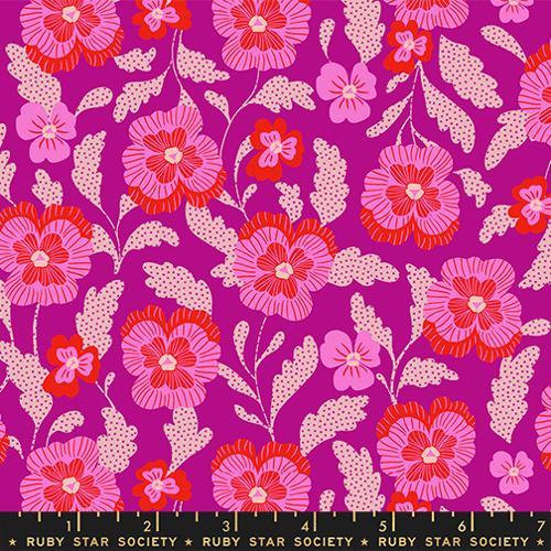 Hello Alice - Violets Florals Berry RS2126-13