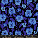 Hello Alice - Violets Florals Black RS2126-16