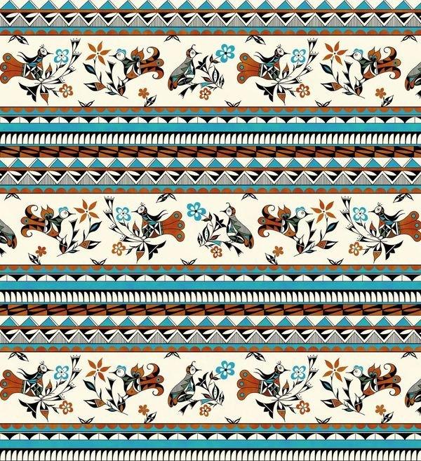 Heritage-Pottery Stripe Turquoise 47002-TURQUOISE