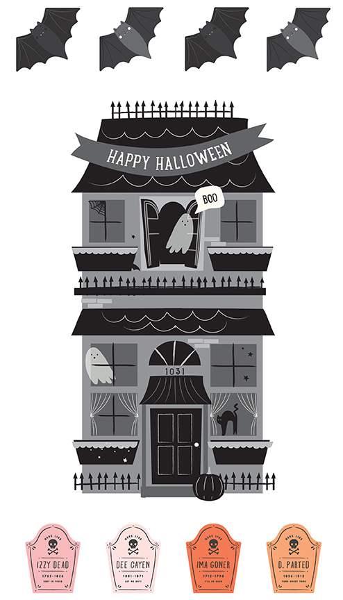 Hey Pumpkin-24" Happy Halloween Panel P16038-PANEL