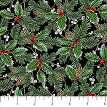 Highland Heart - Large Holly Black Multi DP28050-99