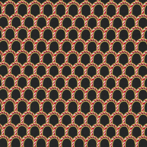 Holiday Flourish-Peppermint Twist Black SRKM-22952-2