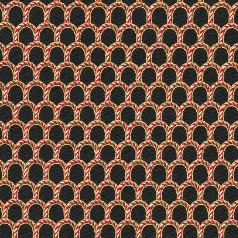 Holiday Flourish-Peppermint Twist Black SRKM-22952-2