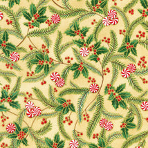 Holiday Flourish-Peppermint Twist Cream SRKM-22948-84