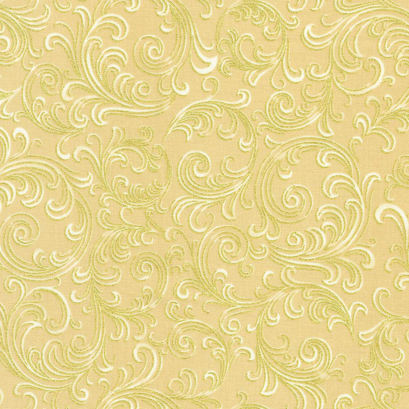 Holiday Flourish-Peppermint Twist Cream SRKM-22949-84