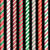 Holly Jolly-Candy Cane Stripe Black 2600-31165-J