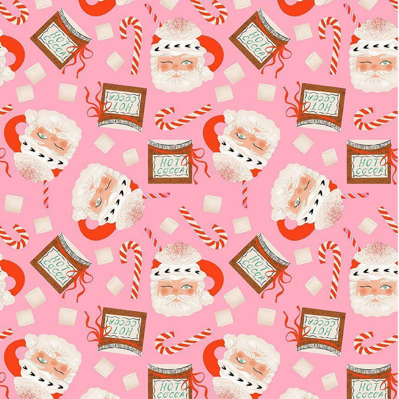 Holly Jolly-Santa Mugs Flamingo STELLA-DFG3183-FLAMINGO