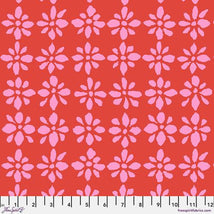 Kaffe Collective August 2024 - Snow Flower - Red PWBM094.RED