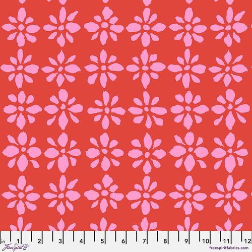 Kaffe Collective August 2024 - Snow Flower - Red PWBM094.RED