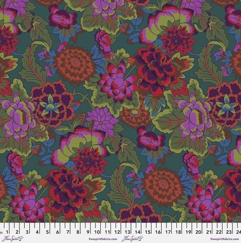 Kaffe Fassett Collective February 2022-Cloisonne Teal PWGP046.TEAL