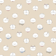 Kitten Fun-Faces Light Khaki Y4568-11