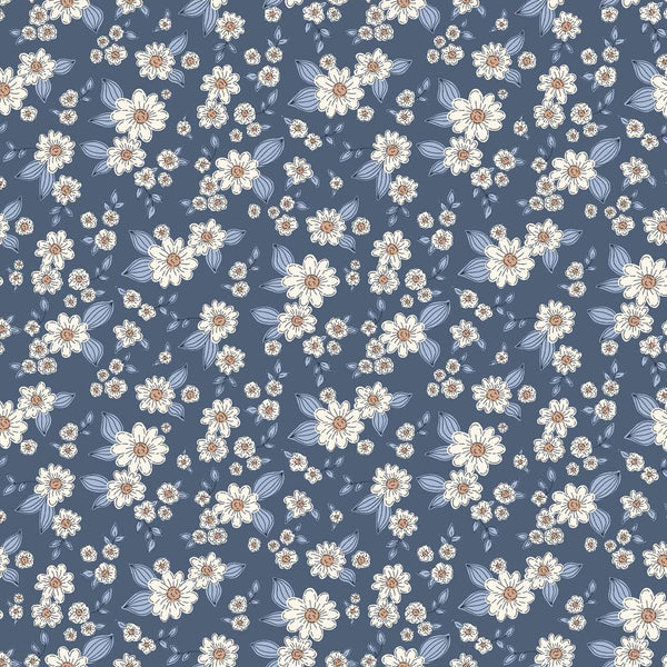 Kitten Fun-Floral Dark Denim Y4567-89