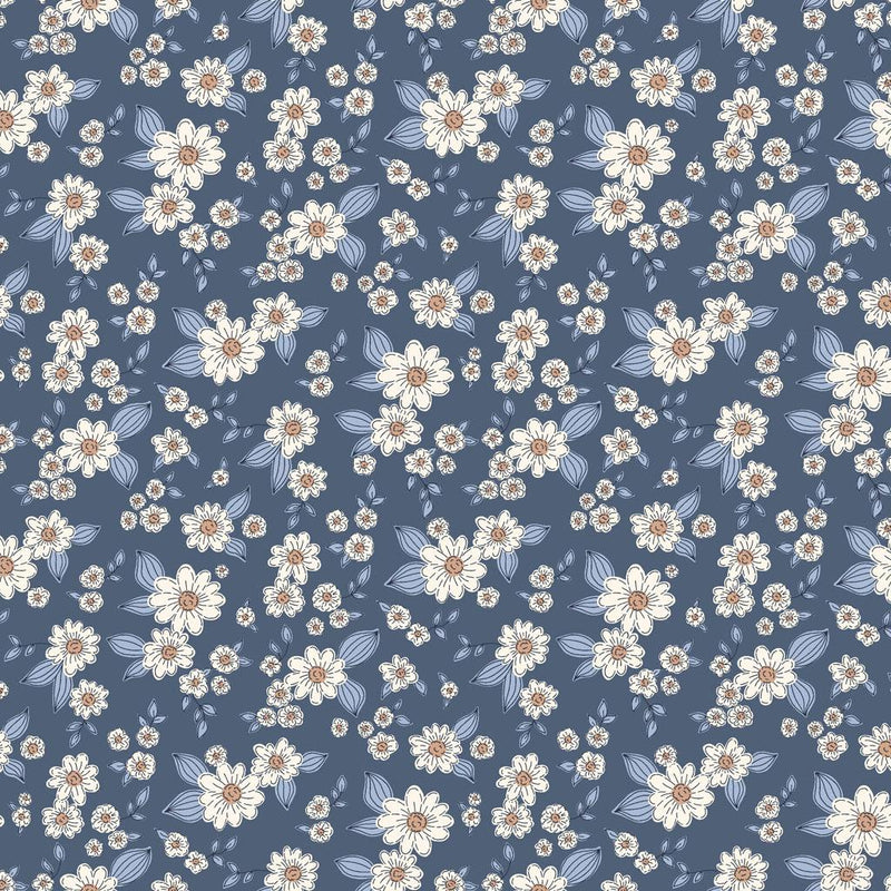 Kitten Fun-Floral Dark Denim Y4567-89