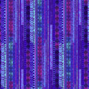 Laurel Burch-Basic Stripe Purple Y3220-27