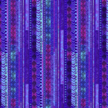 Laurel Burch-Basic Stripe Purple Y3220-27