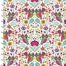 Living Wild-Owl Damask White 23610-WHT