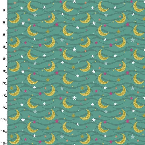 Living Wild-Stars & Moons Turquoise 23608-TRQ