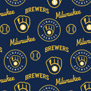 MLB Cotton-Milwaukee Brewers 60341-B