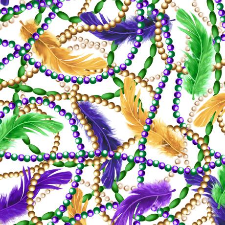 Mardi Gras-Feathers & Beads 1649-28444-Z