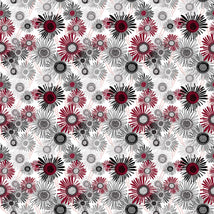 Merlot Digital Crazy Daisies Multicolor Y4263-55