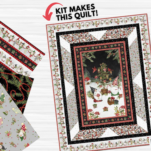 Merry Gnome-ments Quilt Kit