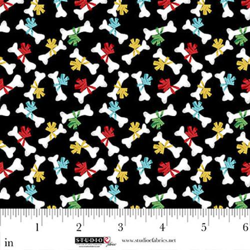 Merry Woof-Mas-Black 8359-99