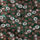 Metallic Brocade Multi Blue DARK GREEN