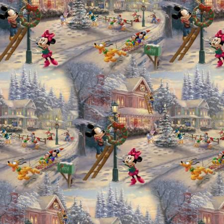 Mickey's Victorian Christmas DS-2242-4C-1