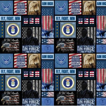 Military Cotton-Air Force Block 1339-AF