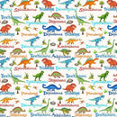 Mini Dinosaurs & Names-Cream DINO-CD3847-CREAM