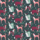 Mistletoe Mutts-Christmas Canines Dark Green 12024750