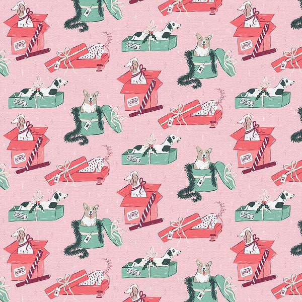 Mistletoe Mutts-Christmas Package Light Pink 12024748