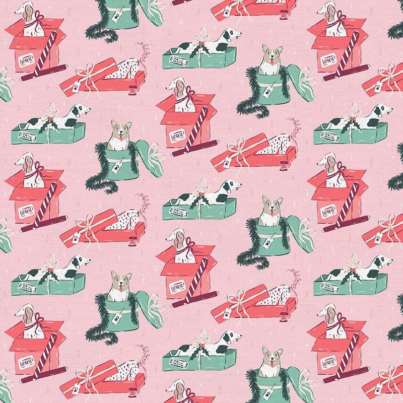 Mistletoe Mutts-Christmas Package Light Pink 12024748