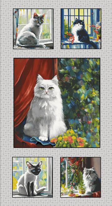 Catsup-24" Panel Gray/Multi 1935P-19