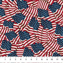 Stars & Stripes 13-Waving Flags Navy/Multi 27882-49