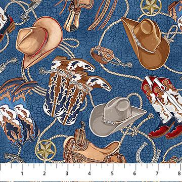 Cowboy Blues-Boots Blue/Multi 28146-44
