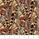 Naturescapes Pheasant Grove-Feathers Rust/Multi DP28304-37