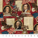 America 250-Founding Fathers Red/Multi DP28368-24