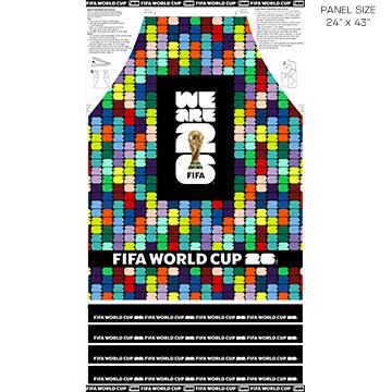 FIFA-25" Apron Panel Black/Multi FIFAC112-99