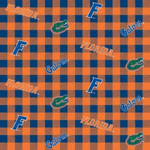 NCAA-Florida Gators Buffalo Plaid Cotton FL-1207