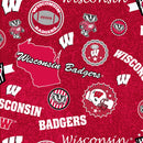 NCAA-Wisconsin Badgers Home State Cotton WIS-1208