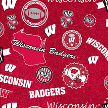 NCAA-Wisconsin Badgers Home State Cotton WIS-1208