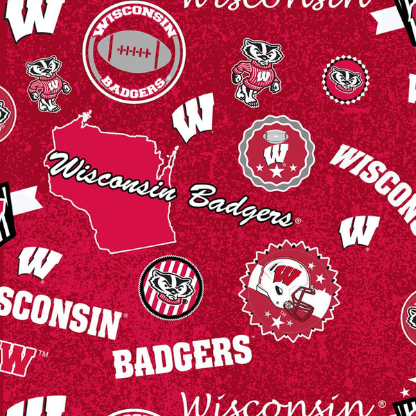 NCAA-Wisconsin Badgers Home State Cotton WIS-1208