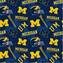 NCAA- Michigan Tone On Tone Cotton MCHG-1178