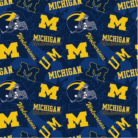 NCAA- Michigan Tone On Tone Cotton MCHG-1178
