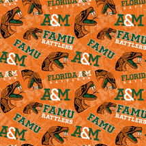 NCAA College Cotton-Florida A&M Tone On Tone FAM-1178