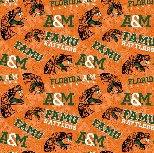 NCAA College Cotton-Florida A&M Tone On Tone FAM-1178