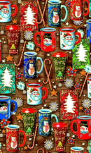 Noel-Holiday Cups Brown OA598161